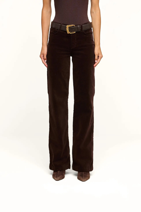Scottie Velvet Wide-Leg Jean