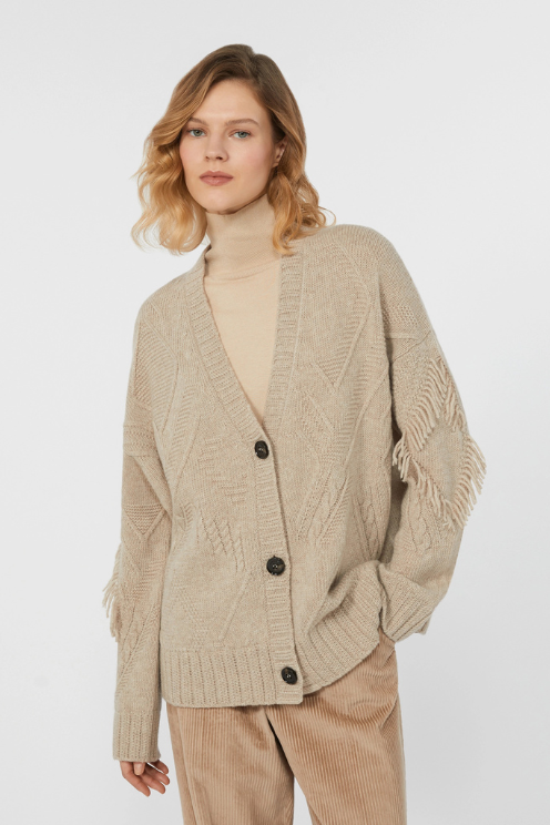 Stallo Fringe Cardi