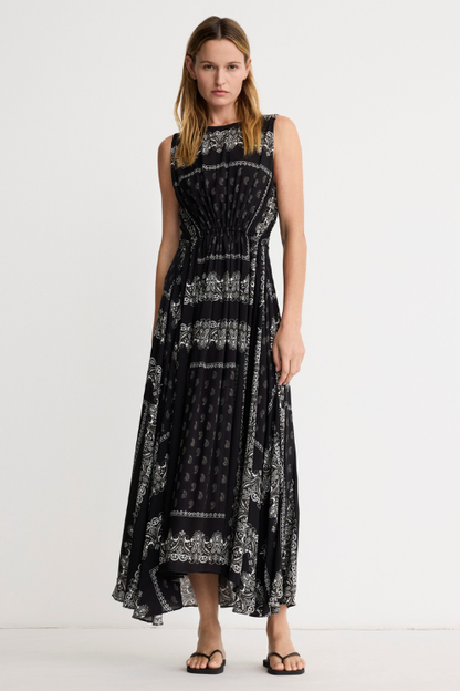 Drawstring Maxi Dress