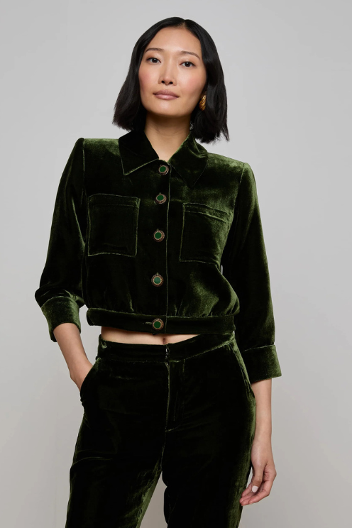 Jia Velvet Jacket