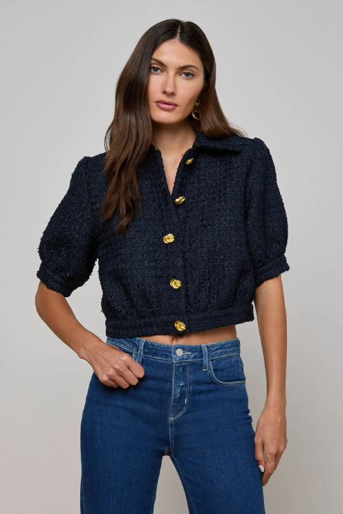 Cove Cropped Tweed Jacket