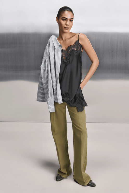 Asymmetrical Lace Camisole
