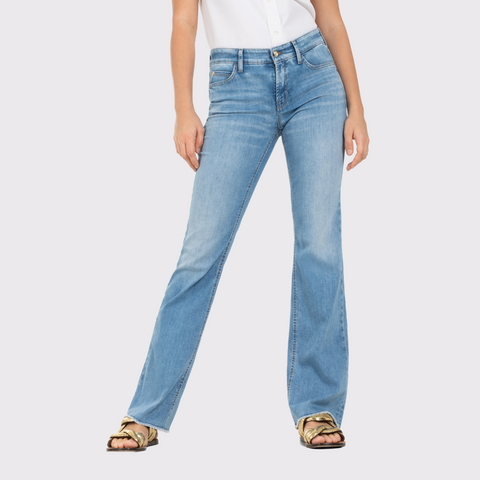 Cambio Paris Flared Summer Weight Stretch Denim