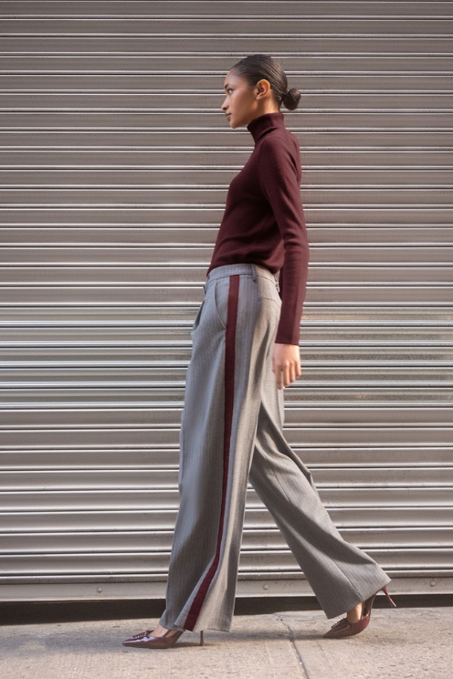 Arta Stripe Pinstripe Flannel Pant