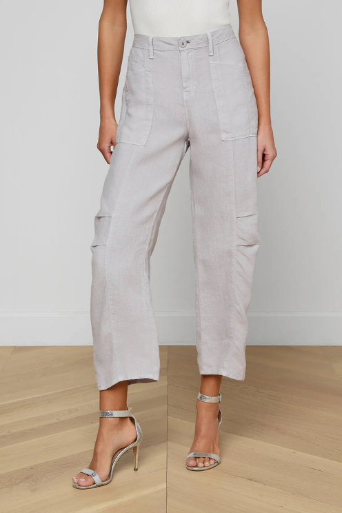 Cody Cropped Linen Pant