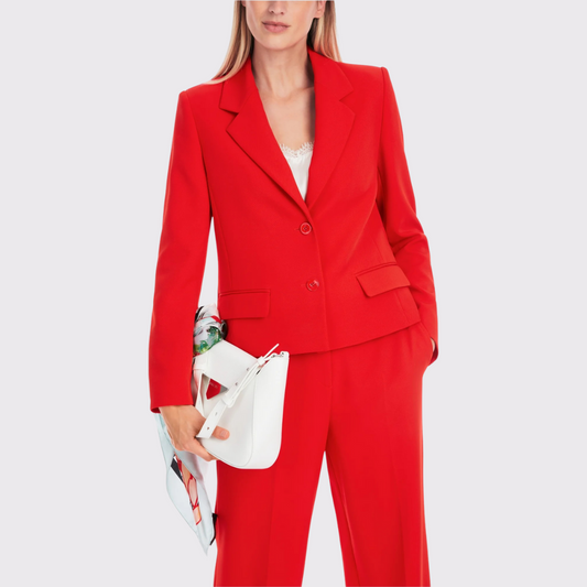 Marc Cain Red Super-stretch Blazer