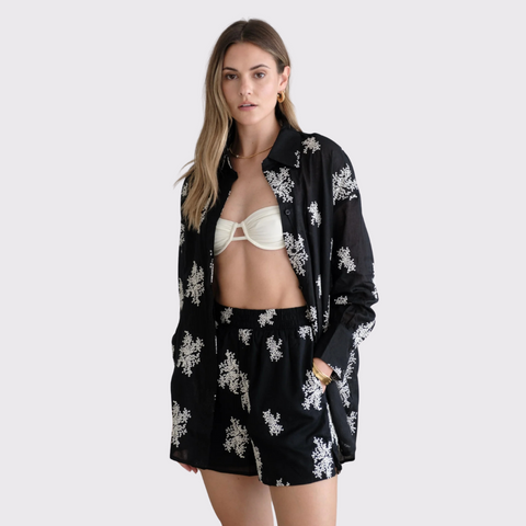Charli Celina Embroidered Cotton Set