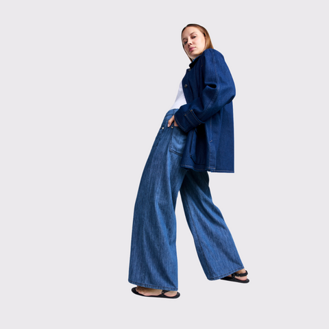 Cambio Palazzo Cropped Lightweight Pant