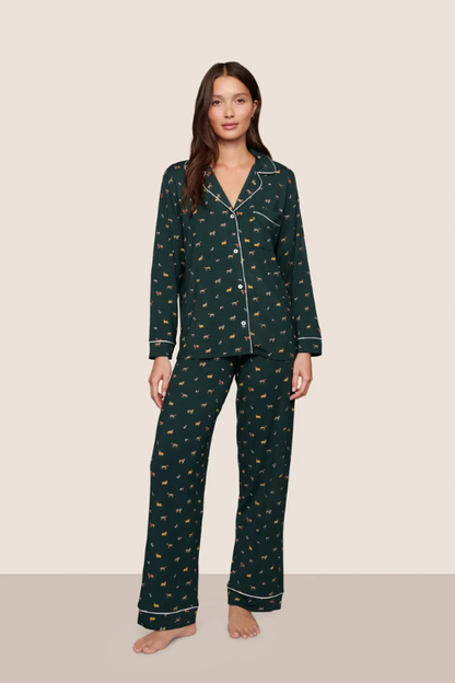 Gisele Printed TENCEL™ Modal Long PJ Set