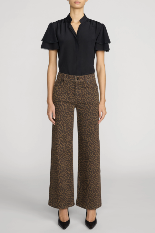 Slim Palazzo Leopard