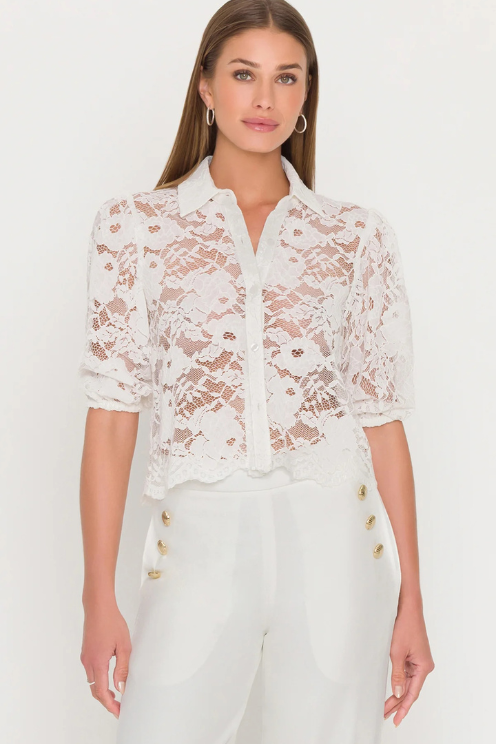 Tammy Mesh Lace Shirt