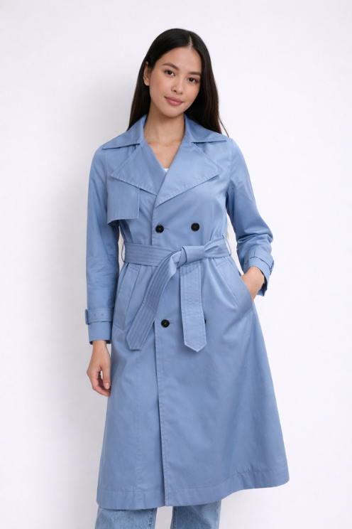 Marella Double Breasted Trench Coat