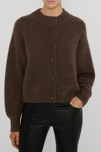 The Cashmere Fleck Cardi