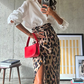 Brown Leopard Jaspre Skirt