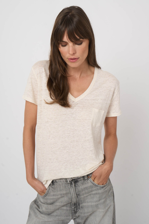 Linen Knitted T-shirt