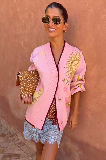 Mystical Cardigan - Pink
