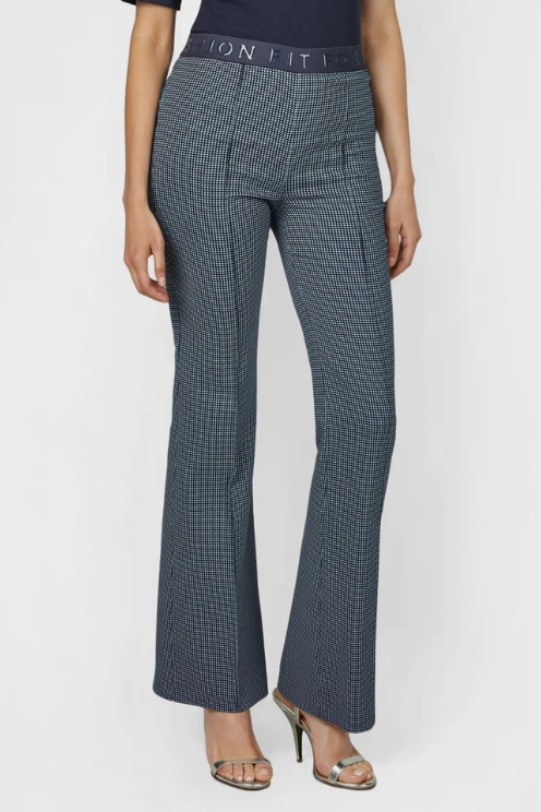 Patterned Jacquard Pants