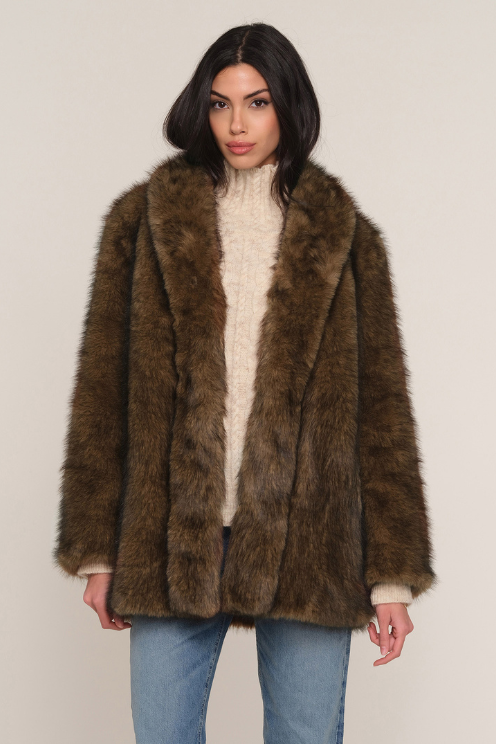 Faux Fur Marvie Coat