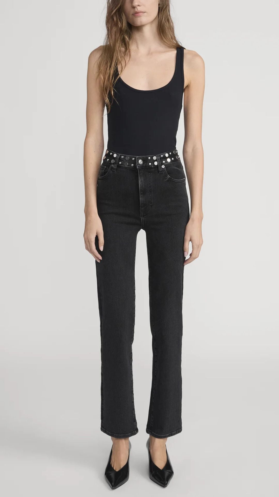 Le Sleek Straight - Studded Meteor