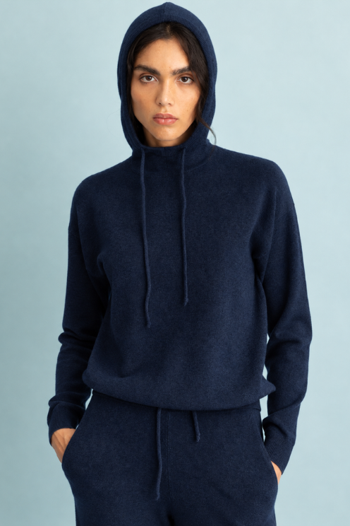 Fine Knit Hoodie