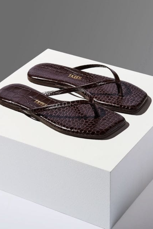 Square Toe Lilly in Croc