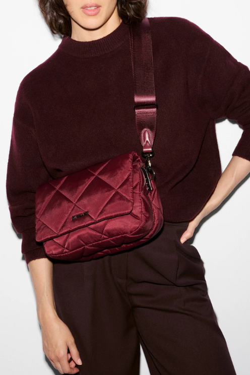 Claret Madison Flap Crossbody