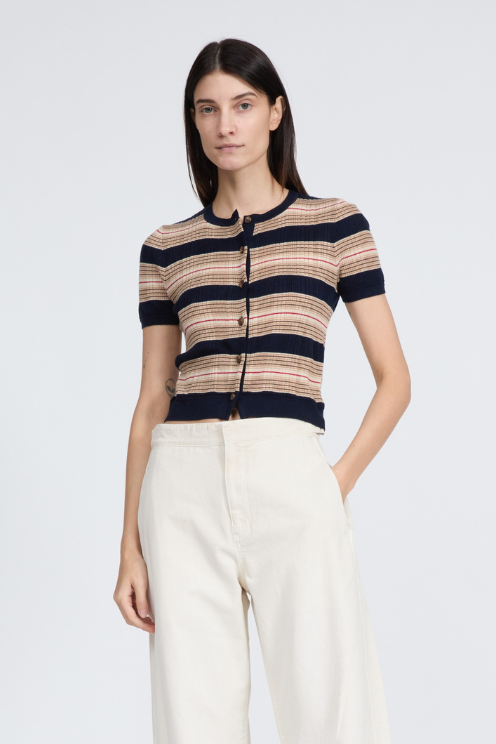 Teresa Silk Blend SS Cardi