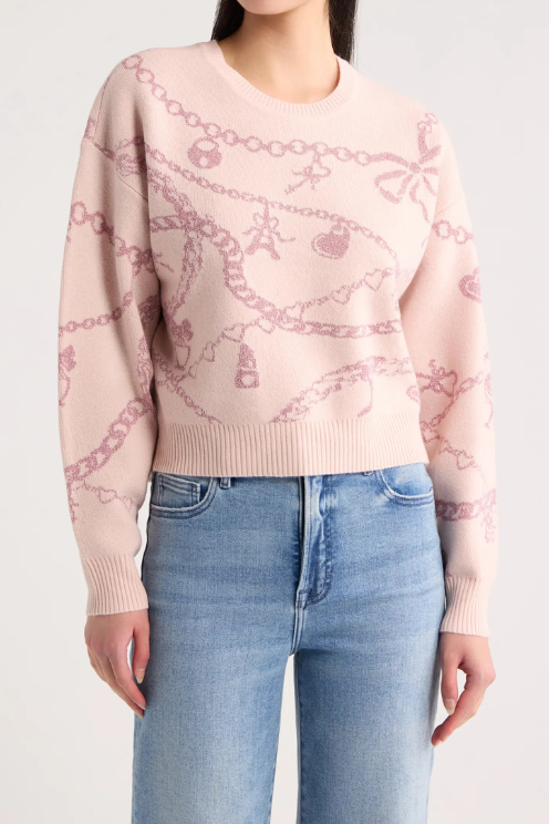 Calindra Metallic Sweater