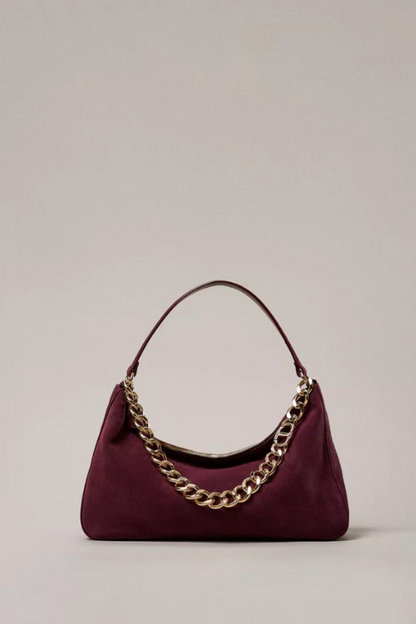 'Liliane' Medium Suede Handbag