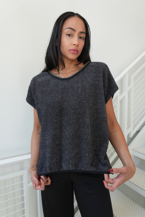 Textured Knit Top