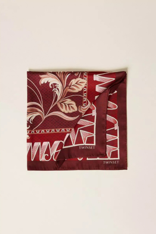 Printed Satin Scarf