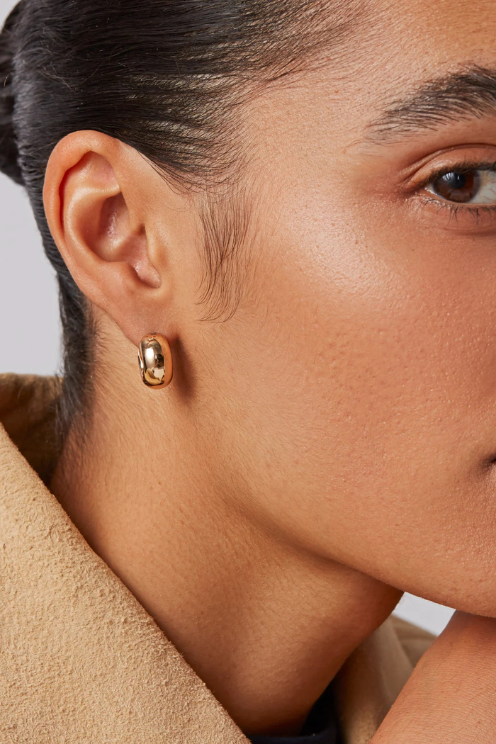 Mini Tome Hoops - Gold