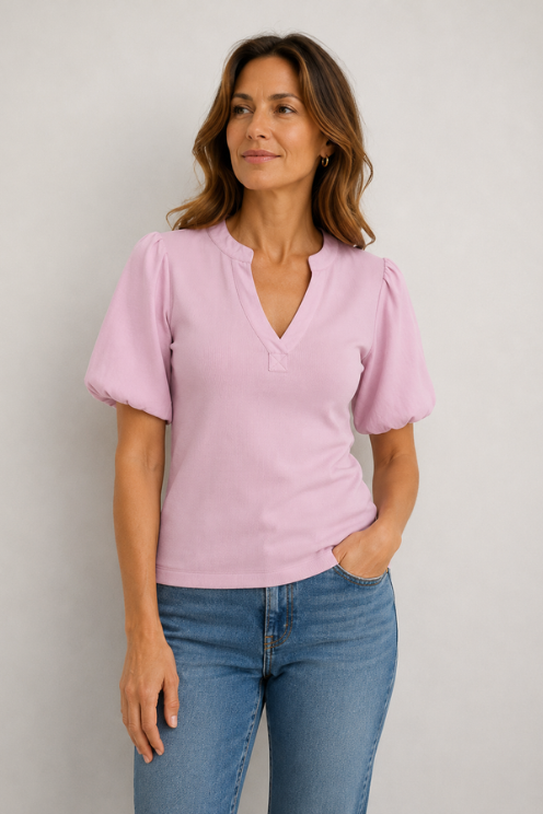 Jada V-SS Puff Tee