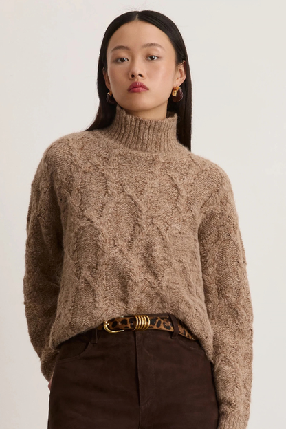 Opaline Sweater - Marled Caramel