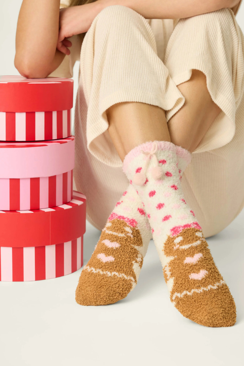 Gingerbread Girl & Polka Dot Socks