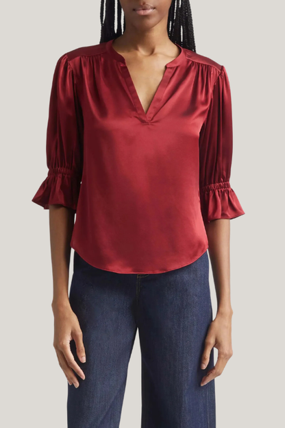 Split Neck Fiona Top