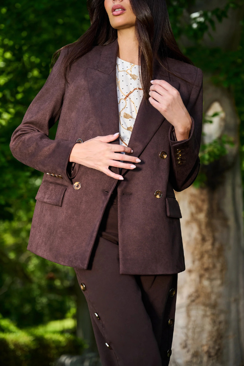 Maverick Vegan Suede Blazer