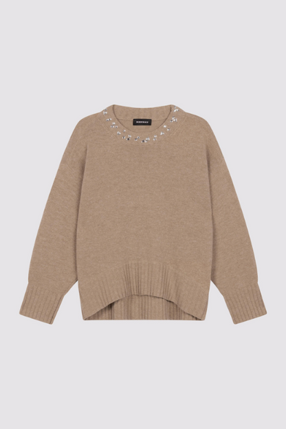 Knitted Pullover in Desert
