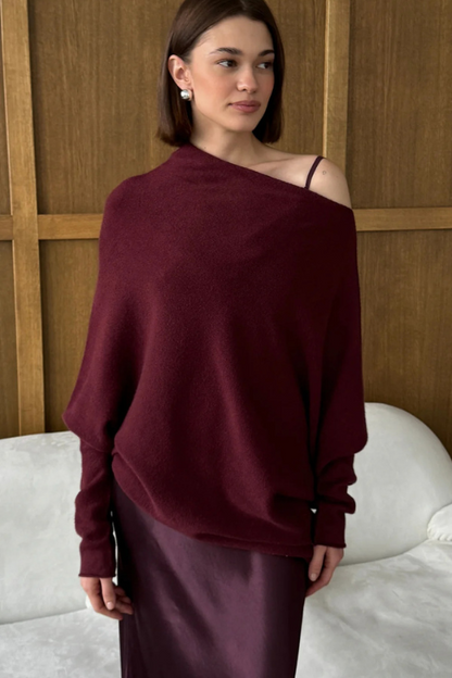 Natalie Asymmetric Sweater