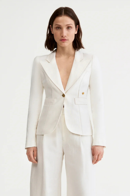 Linen Classic Duchess Blazer
