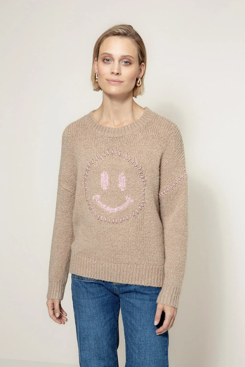 Knit Smiley Sweater