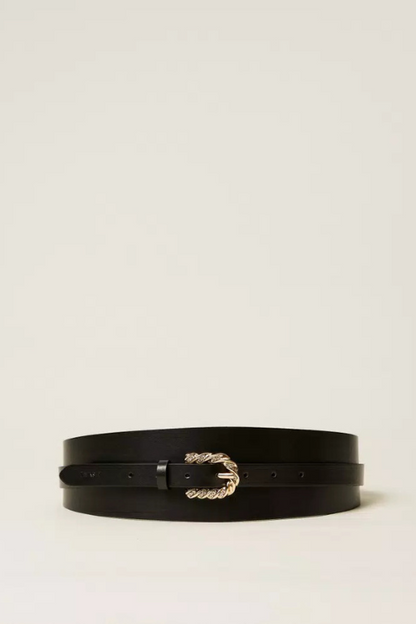 Double Wrap Leather Belt