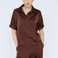 Butter Satin T-shirt Blouse