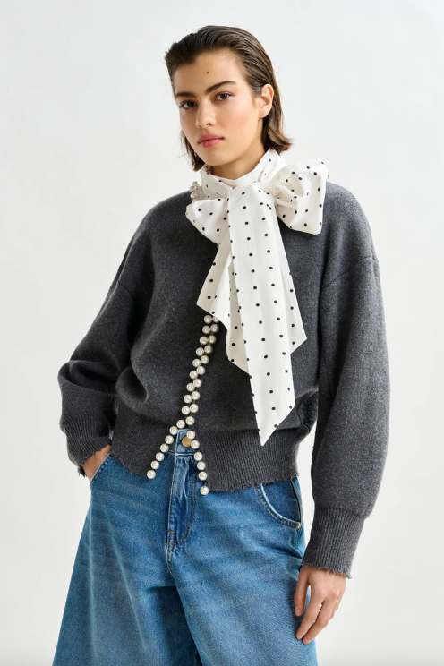 Pearl Embellished Cardigan