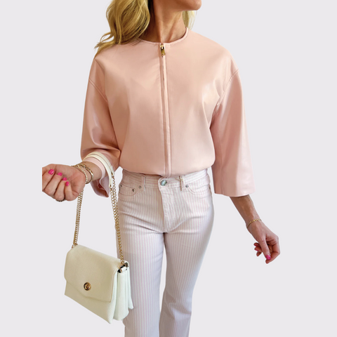 Generation Love Brando Vegan Leather Bomber Jacket
