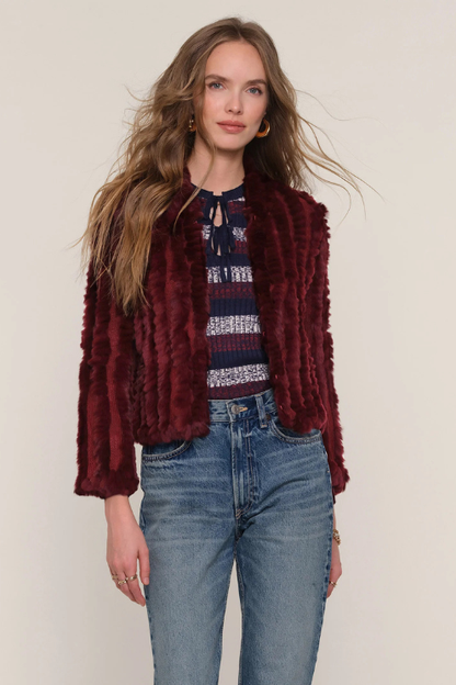 Rosa Jacket in Sangria