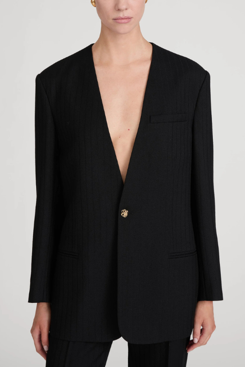 The Collarless Blazer
