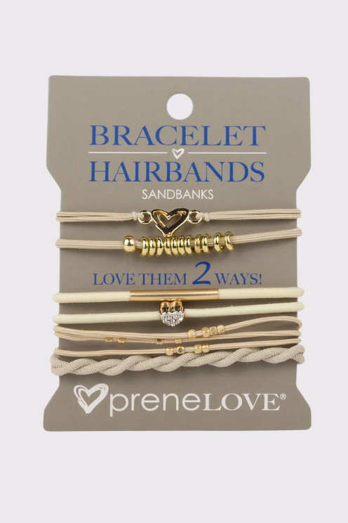 Prenelove Bracelet Hair Bands - Sandbanks