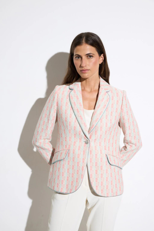 Printed Tailored Blazer