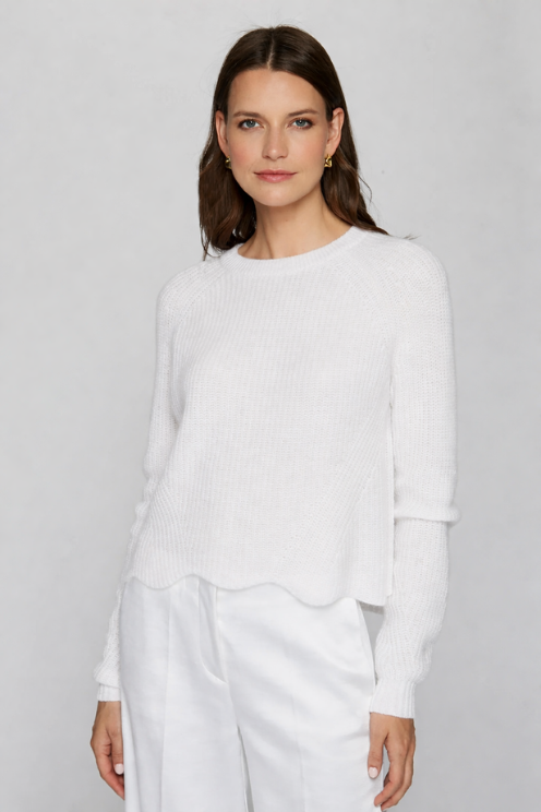 Scallop Shaker Sweater